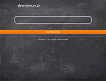 Tablet Screenshot of glenntipton.co.uk